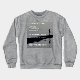 Laying Somewhere Between B/W Photography project Crewneck Sweatshirt